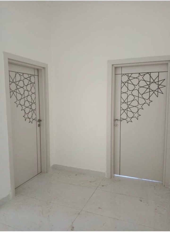 Al Noor WPC door project installation photograph 1