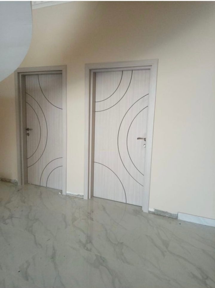 Al Noor WPC door project installation photograph 2