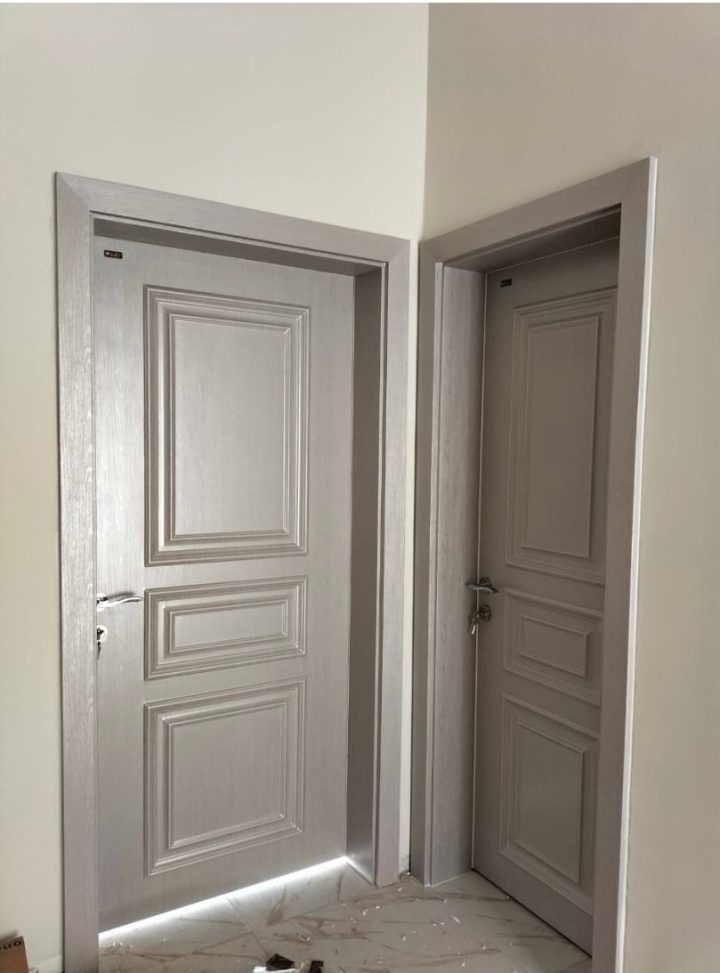 Al Noor WPC door project installation photograph 4