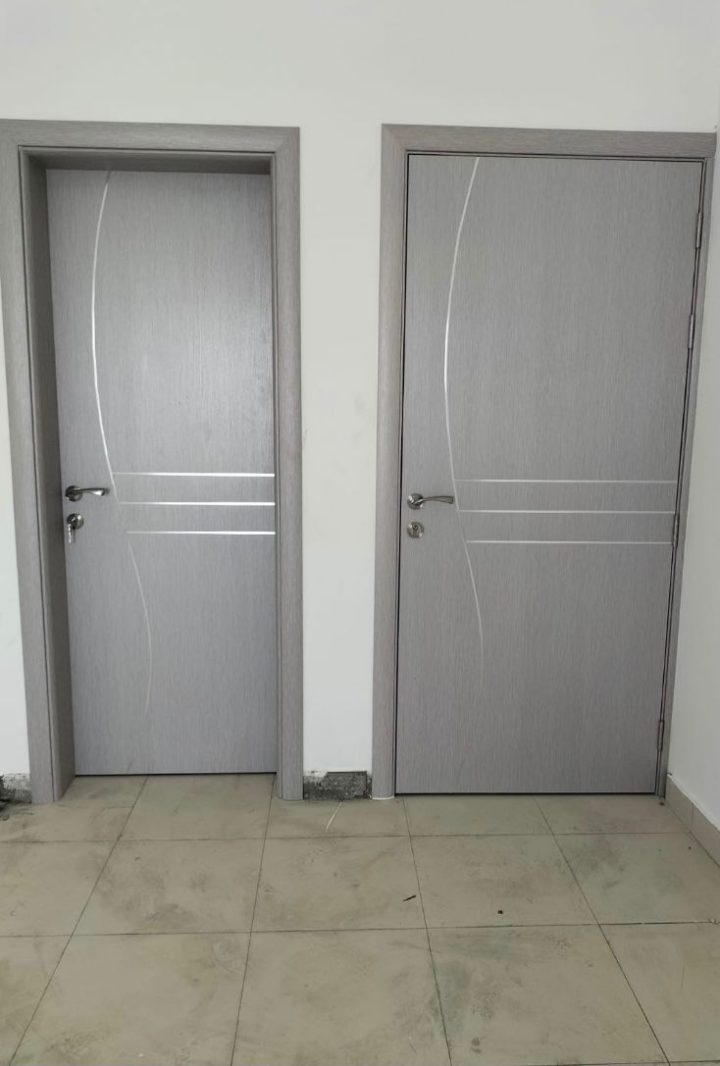 Al Noor WPC door project installation photograph 5