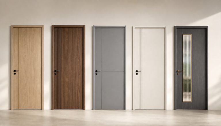 Representative range of WPC and fibreglass door styles